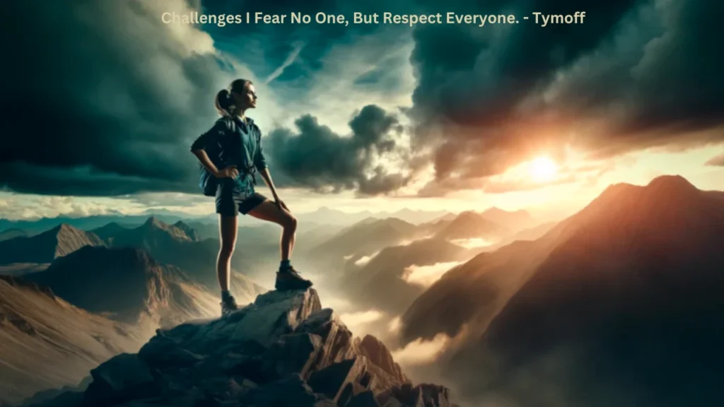 Challenges I Fear No One, But Respect Everyone. - Tymoff 